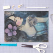 バイオレットドリームウォーターカラー 薄葉紙 (クラフト)