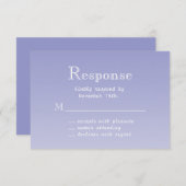 バイオレットバタフライRSVP 出欠カード (正面/裏面)