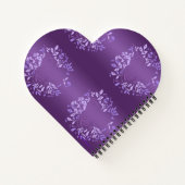 バイオレットバラハート ノートブック (裏面)