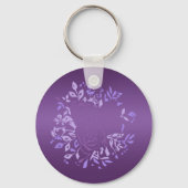バイオレットバラリースラウンドキーリング キーホルダー (裏面)