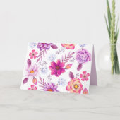 バイオレットバラ カード (正面)