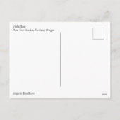 バイオレットバラ シーズンポストカード (裏面)