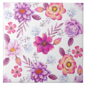 バイオレットバラ タイル (正面)