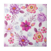 バイオレットバラ タイル (正面)