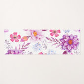 バイオレットバラ ヨガマット (正面(横))