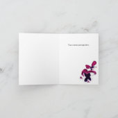 バイオレットパンジーお母さんのデイカードおばあちゃん シーズンカード (内部)