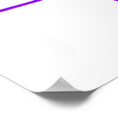 バイオレットパープルアイスホッケー ポスター (角)