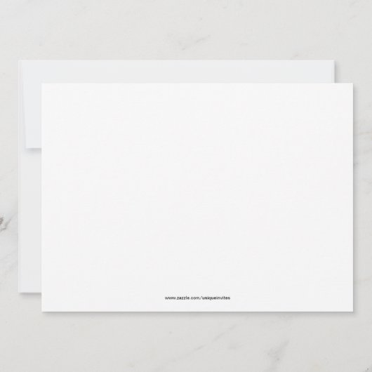 バイオレットパープルエレガント80番目の誕生日招待状 招待状 (裏面)