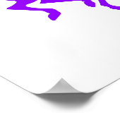 バイオレットパープル競馬 ポスター (角)