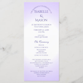 バイオレットパープル結婚式 プログラム