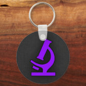 バイオレットパープル顕微鏡 キーホルダー (正面)