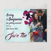 バイオレットピンクアクアターコイズパンジー保存日 アドバイスカード (正面)