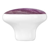 バイオレットピンク大理石パターン セラミックノブ (側面)