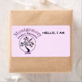 バイオレットファミリーモダン懇親会ツリー名前をカスタムするラベル ラベル (インサイチュ)