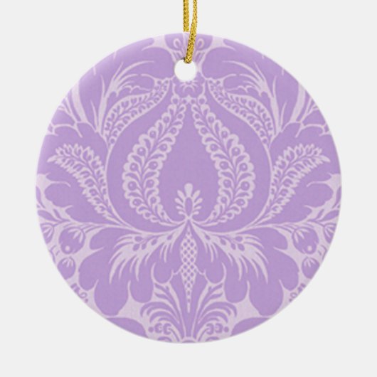 バイオレットファンタジーフローラオーナメント セラミックオーナメント (正面)