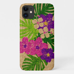 バイオレットフェイクのリーマウリガーデングラスクロス iPhone 11 ケース
