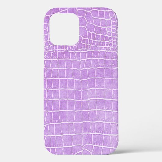 バイオレットフェイクワニ革 Case-Mate iPhoneケース (裏面)