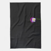 バイオレットフラワークトクメンズ キッチンタオル (縦)