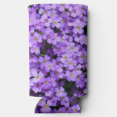 バイオレットフラワーズクーラーボックス スリム缶クーラー (裏面)