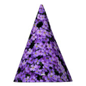 バイオレットフラワーズ紙パーティーハットヴァイオレット パーティーハット (右)
