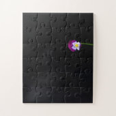 バイオレットフラワー11x14 30pc jpcnm ジグソーパズル (縦)