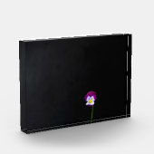 バイオレットフラワー フォトブロック (左)