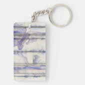 バイオレットフリーエクスプレッションウォーターの色 キーホルダー (裏面)