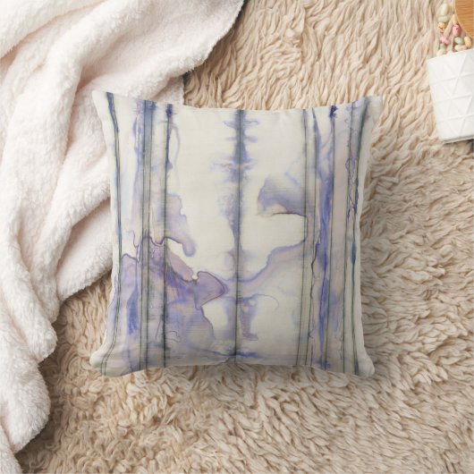 バイオレットフリーエクスプレッションウォーターの色 クッション (ブランケット)