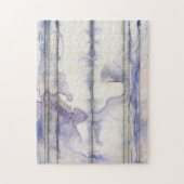 バイオレットフリーエクスプレッションウォーターの色 ジグソーパズル (縦)