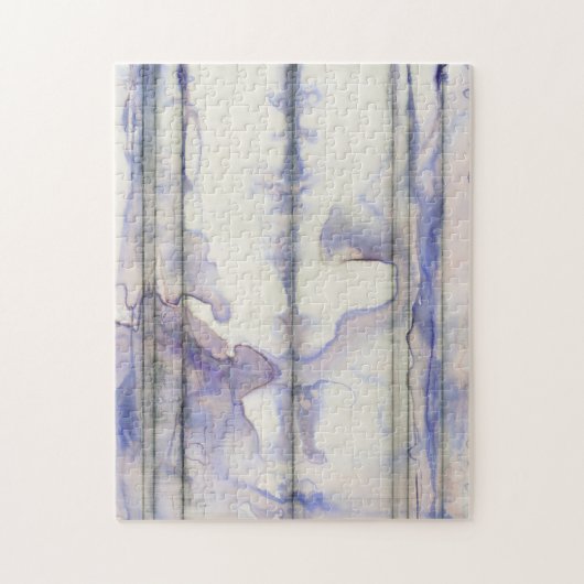 バイオレットフリーエクスプレッションウォーターの色 ジグソーパズル (縦)