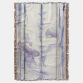 バイオレットフリーエクスプレッションウォーターの色 スローブランケット (正面縦)