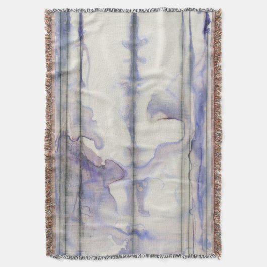 バイオレットフリーエクスプレッションウォーターの色 スローブランケット (正面縦)