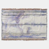 バイオレットフリーエクスプレッションウォーターの色 スローブランケット (正面)