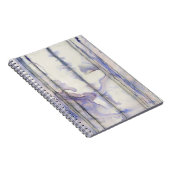 バイオレットフリーエクスプレッションウォーターの色 ノートブック (右側)