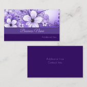 バイオレットフローラ名刺 名刺 (正面/裏面)