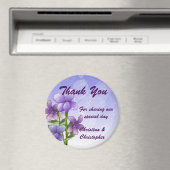 バイオレットフローラ結婚のサンキューボンボニエール マグネット (インサイチュ (食洗機))