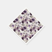 バイオレットフローラ スタンダードカクテルナプキン (角)