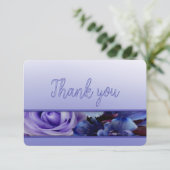 バイオレットブルーバラフローラサンキューカード 出欠カード (スタンド正面)