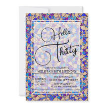 バイオレットブルーモザイクハロー30歳の誕生日