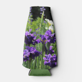 バイオレットブルー&ホワイトシベリアアイリス ボトルクーラー