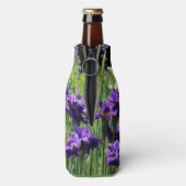 バイオレットブルー&ホワイトシベリアアイリス ボトルクーラー (ボトル裏面)