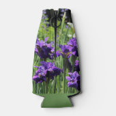 バイオレットブルー&ホワイトシベリアアイリス ボトルクーラー (裏面)