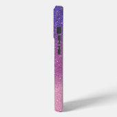 バイオレットプリンセス赤面ピンクトリプルグリッター Case-Mate iPhoneケース (裏面 / 左)