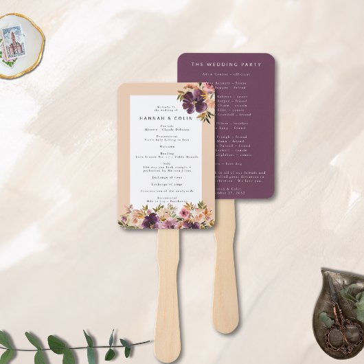 バイオレットメドウズモダン秋フローラ ハンドファン