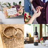 バイオレットメドウズモダン秋フローラ ワインラベル