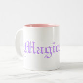 バイオレットユニコーンのマグ ツートーンマグカップ (正面左)