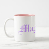 バイオレットユニコーンのマグ ツートーンマグカップ (左)