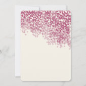 バイオレットライトシャワー |素朴結婚式招待状 招待状 (裏面)