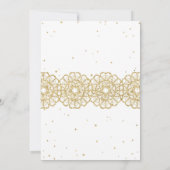 バイオレットラメ ワインレッド かぎ針編み レーザーカットスタイル 招待状 (裏面)