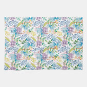 バイオレットロゼガーデンティータオル キッチンタオル (横)